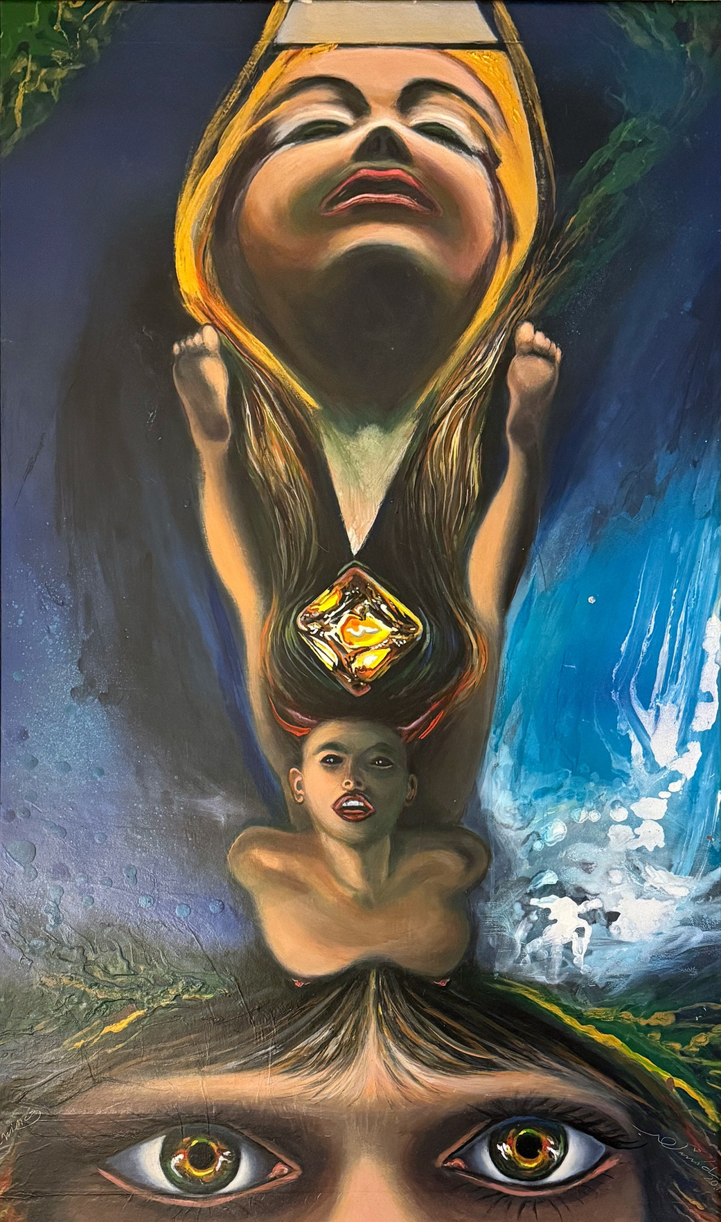 Rozkoš akryl na sololitu